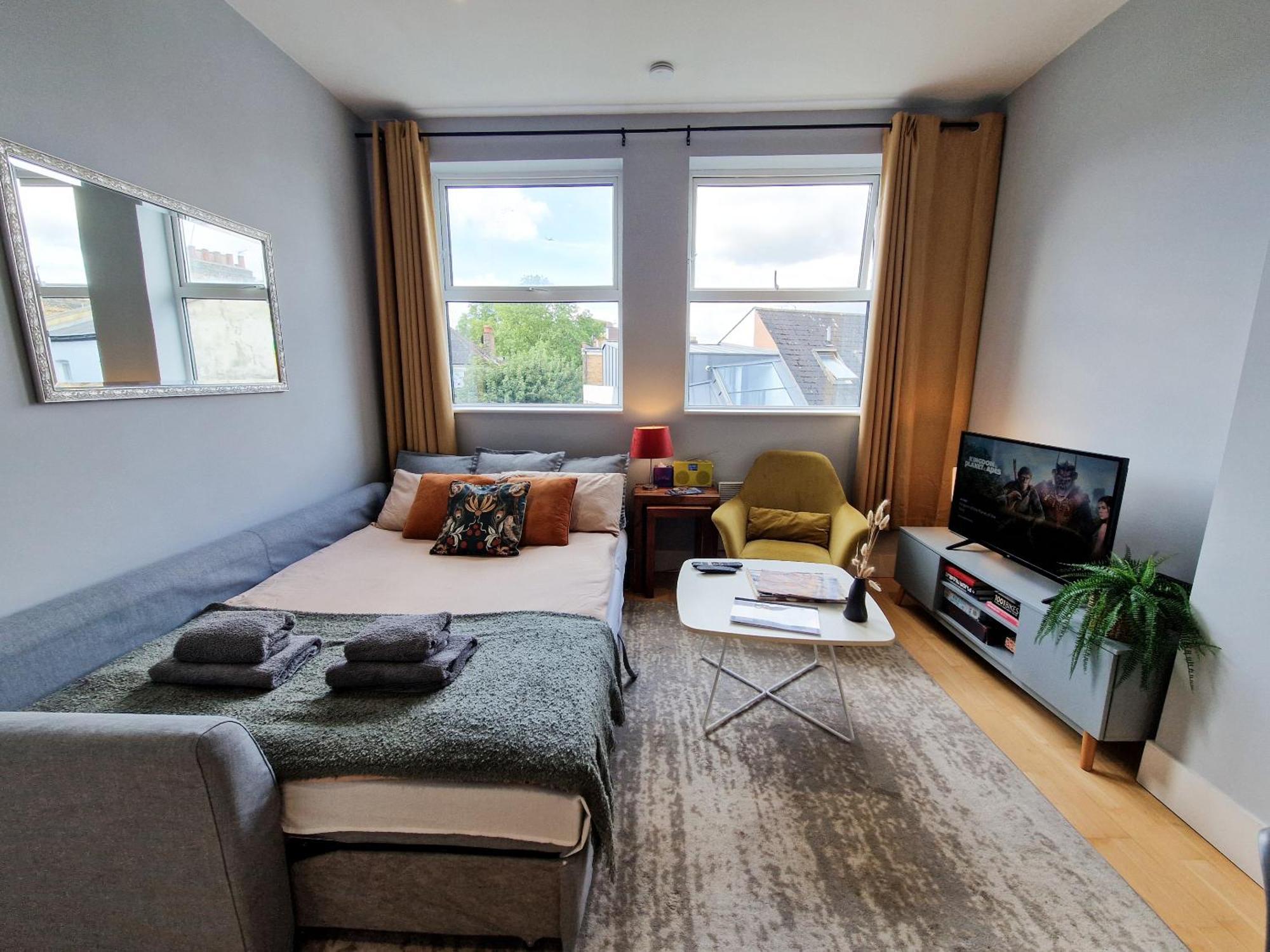 1-Bed Apartment, Close To Kensington Olympia With Free Wi-Fi & Netflix Londyn Zewnętrze zdjęcie